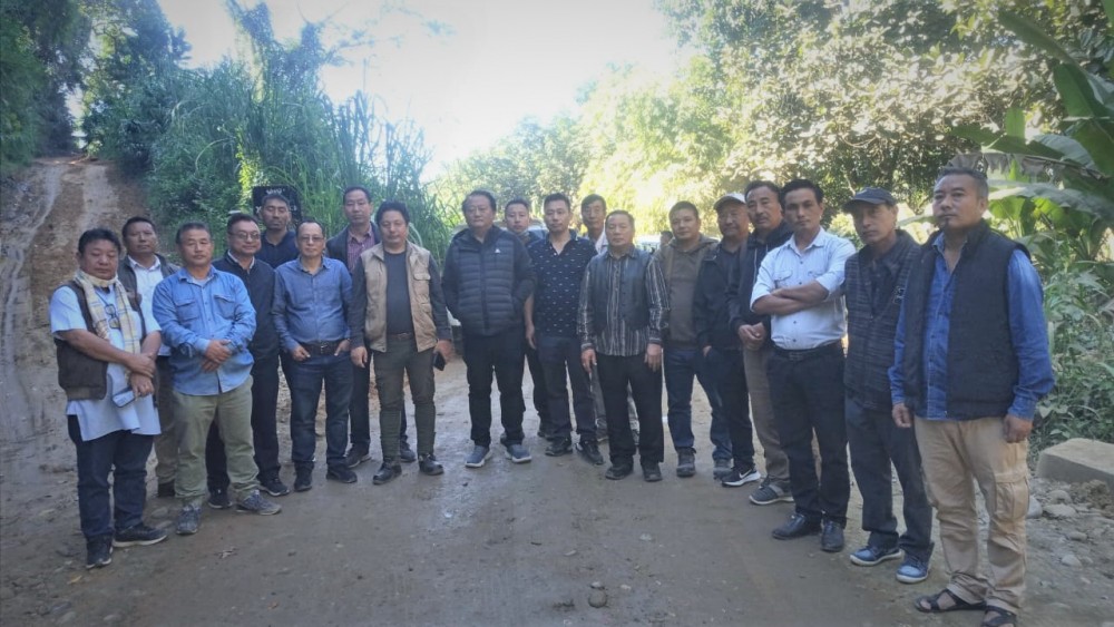 NFHRCC members with NPWD officials and others during the joint inspection on November 23.